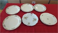 ASSORTMENT OF DINNER PLATES- CUPS- SAUCERS