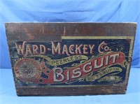 Antique Ward Mackey Biscuit Crate