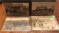 4 cards from Glencoe - 1910, old boys Rodney -