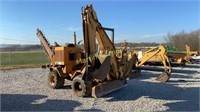 Case backhoe/trencher with blade 4x4