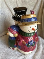 St Nicholas Square Snow Friends Cookie Jar