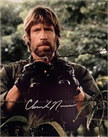 Chuck Norris signed photo