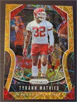 2019 Tyrann Mathieu Gold Ice Refractor