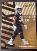 2018 Boston Scott Gold Holo Rookie Card