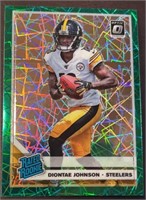 2019 Diontae Johnson Optic Green Velocity Rookie