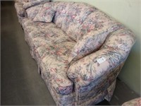 Rose chintz sofa by Cochrane Furniture Co.
