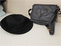 Wool hat and purse