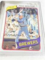 Topps 1980 Paul Molitor