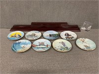 Funny Collectible Fishing Plates