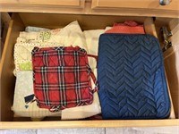 Drawer Full Of Pot Holders& Kitchen Towels