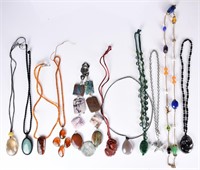 Group of 11 Assorted Necklaces w/Box