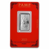 10 Gram Silver Bar Pamp Suisse Year Of The Rabbit