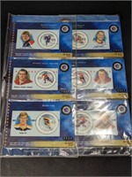 Canada Post Hockey Greats Stamp Set