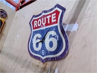 Route 66 Wall Clock