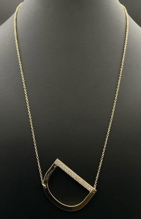 14K Gold Plated Initial Necklace