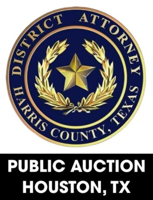 Harris County DA's Office online auction 7/1/2024