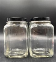 2 Antique Store Jars