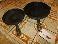 Iron Skillets lot of 2