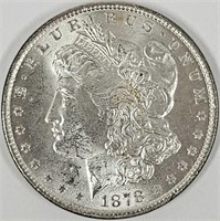 1878 Rev. of 79 7TF Morgan Silver Dollar VF/XF