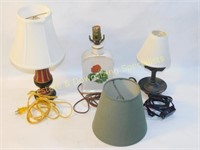 3 Electric Mini Lamps