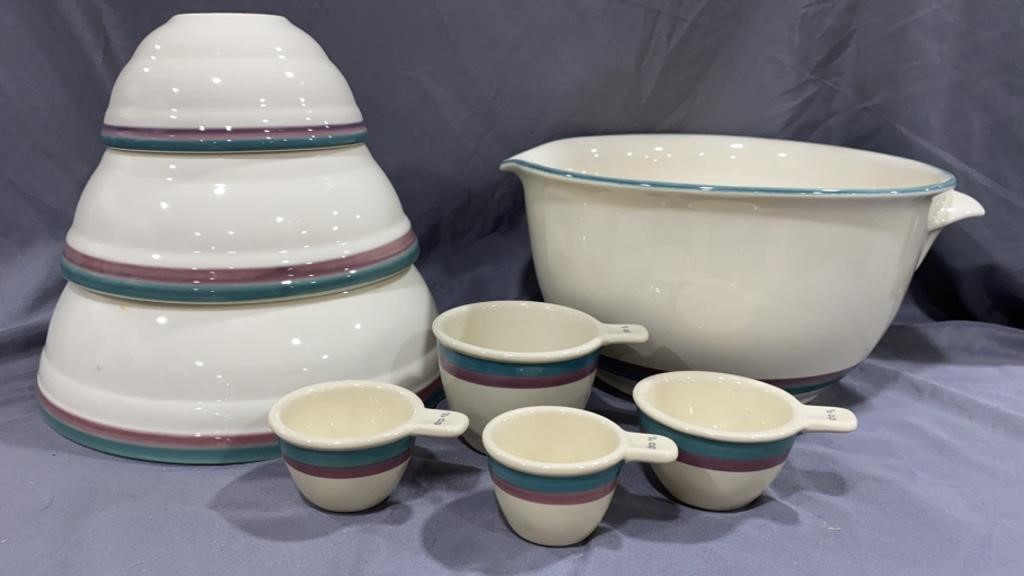 Pfaltzgraff Juniper Mixing & Nesting Bowls