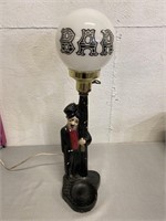 21.5" Charlie Chaplin HOBO Drunk Lamp