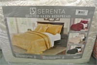 Serenta King Satin Bedspread Set