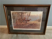 Haydon Lambson 1980 Deer Field Framed Print