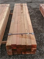 4"x4"x8' Western Red Cedar Posts