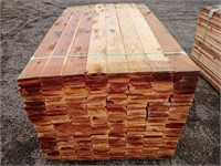 1"x6"x6' Redwood (400 PCS)