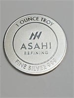 SILVER ASAHI 1OZ SIVERL COIN COIN (~WEIGHT 33.1G)