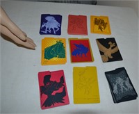 Pokemon Divider cards - 9 designs x 4 cards each