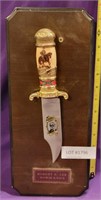 ROBERT E LEE BOWIE KNIFE WITH DISPLAY