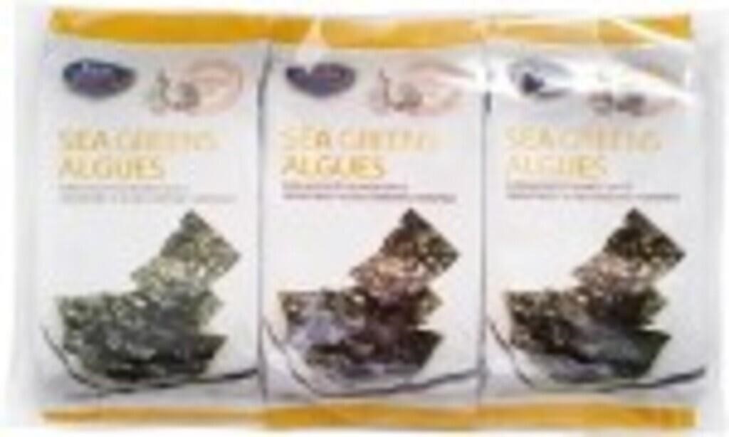 2 PACK - Y&Y Sea Greens Seaweed (Garlic) 15 Gram