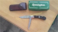 Remington R3-D Big Game Knife With Leather Sheath
