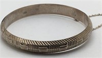 Sterling Silver Hinge Bracelet