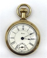 Sears Pocket Watch 2” with Train Engine Engraved