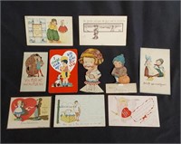 Vtg Postcards and Valentines