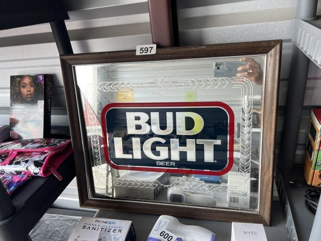 Bud Light Mirror Sign, U241