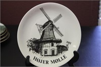 Collector's Plate - Danish Windmills - Numbered