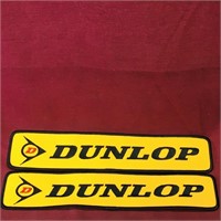 Pair Of Dunlop Advertising Patches