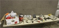Assortment of Power Tools and Hardware