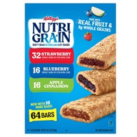 Kellogg's Nutri-Grain Bars  1.3 oz  64-count