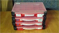 4 Plano plastic storage container with MISC