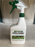 Liquid Fence deer and rabbit repellent 3/4 full