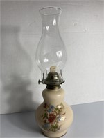 Ornate Glass Kerosene Lamp