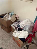 VERY LARGE LOT OF CLOTHES IN BOXES