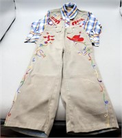 Toddler Cowboy Shirt & Pants Size 4/5T