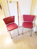 SWEET 1970S CHROME CHILD'S CHAIRS - CLEAN