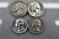 Silver Washington Quarters (4) -90% Silver Bullion
